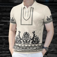 Polo Shirt For Men 2025 Baron Shirt Asian Attire For Men Modern Filipiniana Dry Fit Polo Shirt Vinta