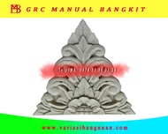 Ornamen Segitiga Motif Bunga Grc