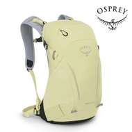 【Osprey 美國】Hikelite 18L 輕量網架背包 附防水套 星塵黃/灰狼｜登山健行背包 多功能運動背包