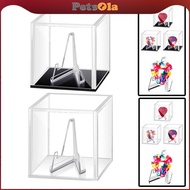 [PETSOLA] Guitar Pick Display Box, Guitar Pick Box with Stand, 1.97 X 1.97 X 1.97 Inches, Collectibl