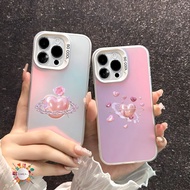 CASING IMD GLOSSY RAINBOW GRADATION CUSTOM LOVE CUTE FOR A74 A78 A98 C31 C33 C35 Y50 Y91 Y93 A10 A10