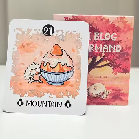 Boji Blog Lenormand Deck English Version 39pcs A Rabbit's Journey Through Destiny Divination Tarot C