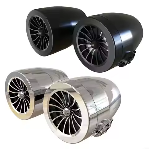 D5BE Waterproof Motorcycle Speaker With Shockproof Design And Mobile Charging Functionality