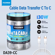 FOOMEE DA39-CC Kabel Data Transfer Type C to C 30W Fast charging Ecer Original
