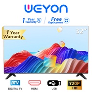 WEYON ทีวี 32 นิ้ว LED Digital TV ดิจิตอล ทีวี HD Ready โทรทัศน์ ขนาด 32 นิ้ว สาย HDMI ทีวีราคาถูกๆ ราคาพิเศษ รับประกัน 1 ปี
