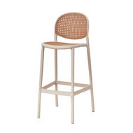 (JIJI SG)PARTHENIA Bar Stool with Backrest- Bar Stool / Furniture / Dining Chair / Cafe / High Bar