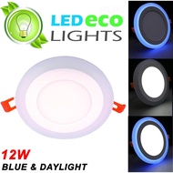 LED ECO DOWNLIGHT Y818 ROUND 8W + 4W (WHITE / BLUE)ED ECO DOWNLIGHT Y818 ROUND 8W + 4W (WHITE / BLUE