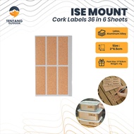 Multipurpose Label Sticker ISE MOUNT Sticker Cork Waterproof Spice Label