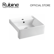 RUBINE Countertop Semi Recessed Ceramic Basin TR4401-0320
