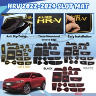 HRV 2022-2025 Interior Slot Mat Anti-Slip Mat Car Accessories Bodykit Accessori Aksesori