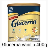 Glucerna vanilla 400g  exp:11/2025