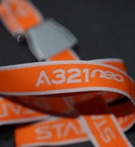 STARLUX | A321neo 安全帶鑰匙圈頸繩織帶 (新版)