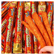 Snack Stick Pedas Rasa Kaldu Ayam Gurih Snack Viral Khas China 30gr Camilan Kenyal Lezat BPOM