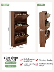 Ultra-thin Narrow Shoe Cabinet 18cm