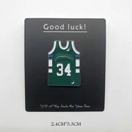 USA NBA basketball star Jersey pin ~students school bags pencil case backpack Ornament ~Michael Jord