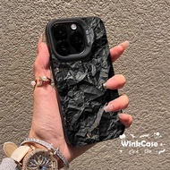OPPO A3X A60 A79 A18 A38 A17 A16 A15 A57 A55 A54 A53 A32 A3s A7 A76 A5 A9 Stone Pattern Phone Case