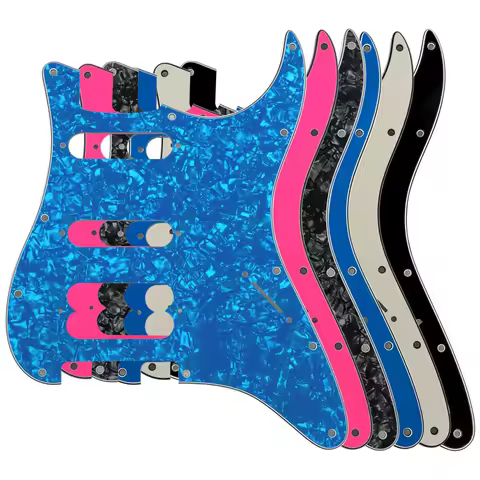 Pleroo Custom Guitar Accessories Pickguard No Control Hole For Fender Strat Player Humbucker Standar
