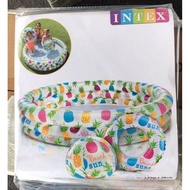 Intex Children's Swimming Pool Ball Pool 59469 SetBan and Tire 3 Ring Pool
