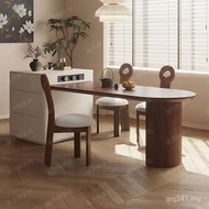 Walnut Island Table New Style Color Island Table Small Apartment Antique Inverted Table Integrated R