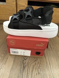 Puma 拖鞋 涼鞋 黑色 白色 碼數 EU37