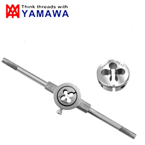Japan 1PCS YAMAWA Import HSS-EX Left Hand Round Die M2 M3 M4 M5 M6 M8 M10 M12 M14 M16 Machine Screw 