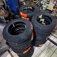 Sepasang ban tubless maxxis ring 10 350/10 baru produksi 2024 untuk vespa px sprint excel exclusive 
