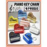 Decompression Light Meets Piano Entity Mini Piano Really Can Play Keychain Music Play Handmade Girlf