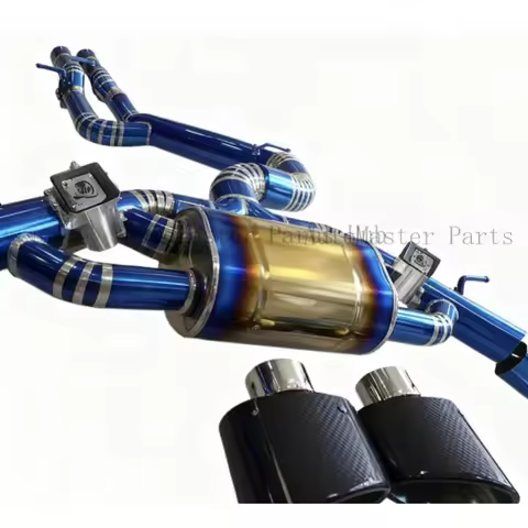 Titanium Full Exhaust for Audi RS3 8Y TTRS 2.5T Front Pipes& Valvetronic Exhaust Catback with Remote