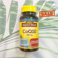 80%Sale EXP 08/25 - 11/25 โคคิวเทน CoQ10 200 mg 40 80 105 or 140 Softgels (Nature Made®) Q10 คิวเทน