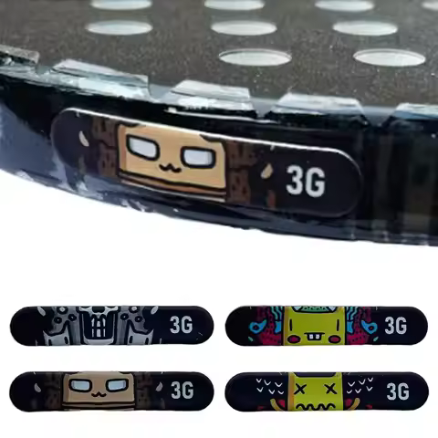 6PCS Cartoon Tennis Racket Weighted Sticker 3g Self-Adhesive Weight Tape Balancing Adjustable Weight