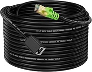 Ethernet Extension Cable 50ft,Weetcoocm Network Cat6a Extension Patch Cable RJ45 Cords Shielded Male