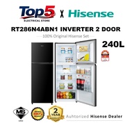 Hisense Refrigerator (206L / 240L / 320L / 420L) Inverter 2 Door Fridge RT220N4ABN RT286N4ABN1 RT328