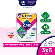 Libresse Daun Sirih Wider Back Night Wings 35cm 3x6s