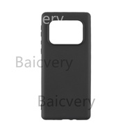 SH-51B Sharp AquosR6 Aquos R6 Phone Case Black/Clear Ultra-thin Soft TPU Silicone Full Protective Le