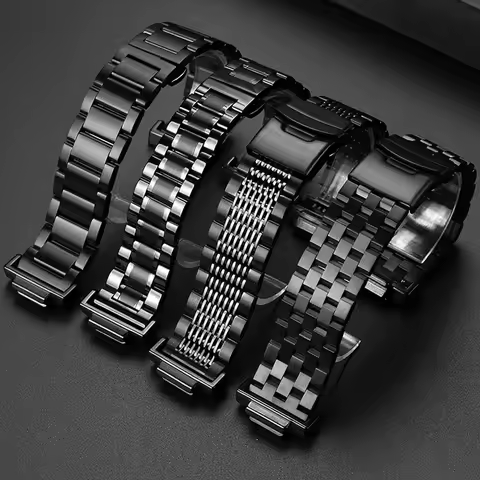 Modified Stainless Steel Watch Band Strap For Casio GBX-100 GBA-800 GMA-B800 810 GBD-800 GA-800 Modi