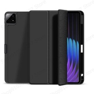 For Xiaomi Pad 7 Case with Pen Holder PU Leather Soft Back Trifold Stand Cover For Xiaomi Pad 7 Pro 