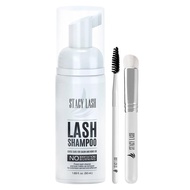 STACY LASH Eyelash Extension Shampoo + Brush / 1.69 fl.oz / 50ml / Eyelid Foaming Cleanser/Wash for 