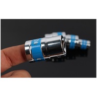 (RUST FALL) 1/2 hexagonal screw opener made of c45 steel, diameter 8-32mm, silver color