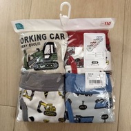 日本 西松屋 男童 車車 工程車 消防車 火車 新幹線 底褲 內褲 110 cm