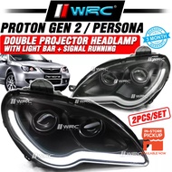 Proton Gen 2 / Persona NHF Projector Headlamp With Light Bar + Signal Running