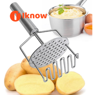 I know Mashed Potatoes Masher 430 Stainless Steel Dual Function Design Professional Mashed Potatoes 