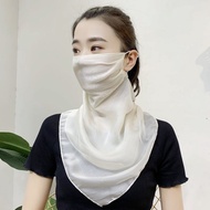 100  mulberry silk veil air is prevented bask in female covered face scarf neck mask thin silk uv protection model of the veil