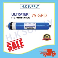 Ultratek ไส้กรองน้ำ ไส้กรองเมมเบรน RO เมมเบรน Membrane 50 75 100 150 155 175 GPD เครื่องกรองน้ำ ตู้น้ำหยอดเหรียญ