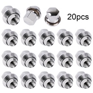 [STC1] 20Pcs Alloy Wheel Nuts M12 X 1.5 19MM Bolt Lug Stud Replacement for F-ord F-ocus MK1 MK2 MK3 