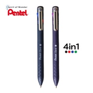 Pentel iZee 4in1 Ballpoint Pen 4 System 4 Color Ink In One Handle 0.7mm BXC467