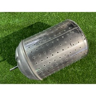 Hitachi Stainless Steel Dry Spinning Bucket 8-10 Kg Second Hand Tong Air Baldi Air Besar Tong Drum B