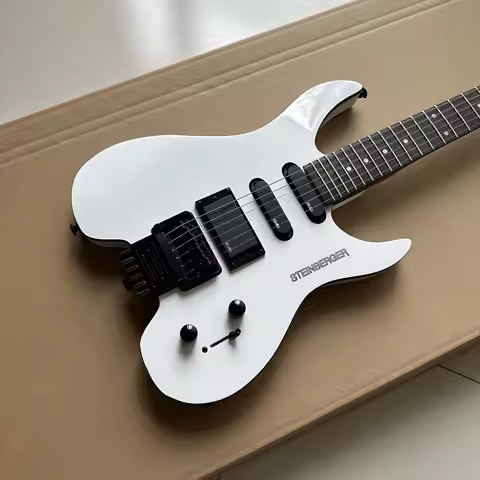2026 Steinberg headless guitar white body, rosewood fingerboard 2026 hot new 11