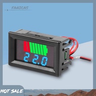 [Fanicas.my] Car Battery Charge Level Indicator Voltmeter LED Display 12V 24V 36V 48V 60V 72V