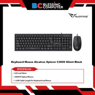Alcatroz Xplorer C3600 Keyboard Mouse BlackSilent
