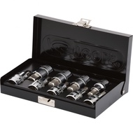 CHROMEplus 9-Piece Hexagonal Bit Socket Set 4-17mm Short for Mechanics and DIY Durable Chrome-Plated